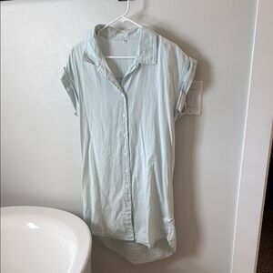 Light Blue Button-Up Shirt